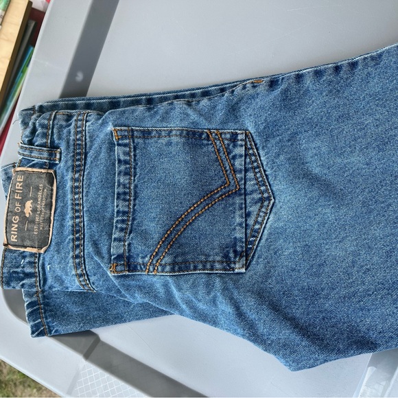Ring of Fire Boys Classic Denim Jeans - Picture 1 of 2